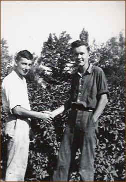 Don Fraser and Graham Everett in 1937