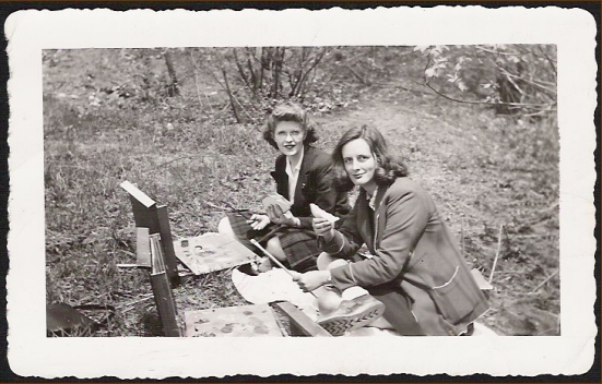 Jo Manning and Mary Ross c.1947